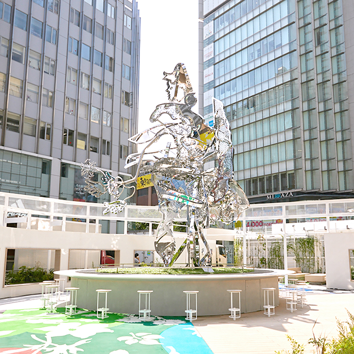 Shinjuku East Square 新宿東口駅前広場インタビュー Lumine Meets Art Project